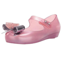 Mini Melissa Girls Ultragirl Special Sandals in pink glitter - kids' sandal