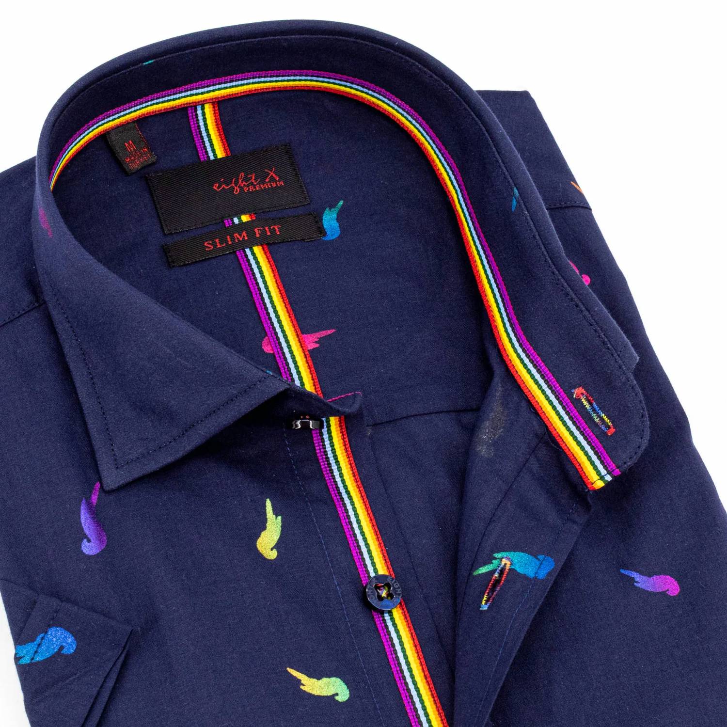 Eight X - Parrot Punch Foil Short Sleeve Shirt