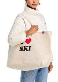 Kule - Women's I Love Ski Tote Bag