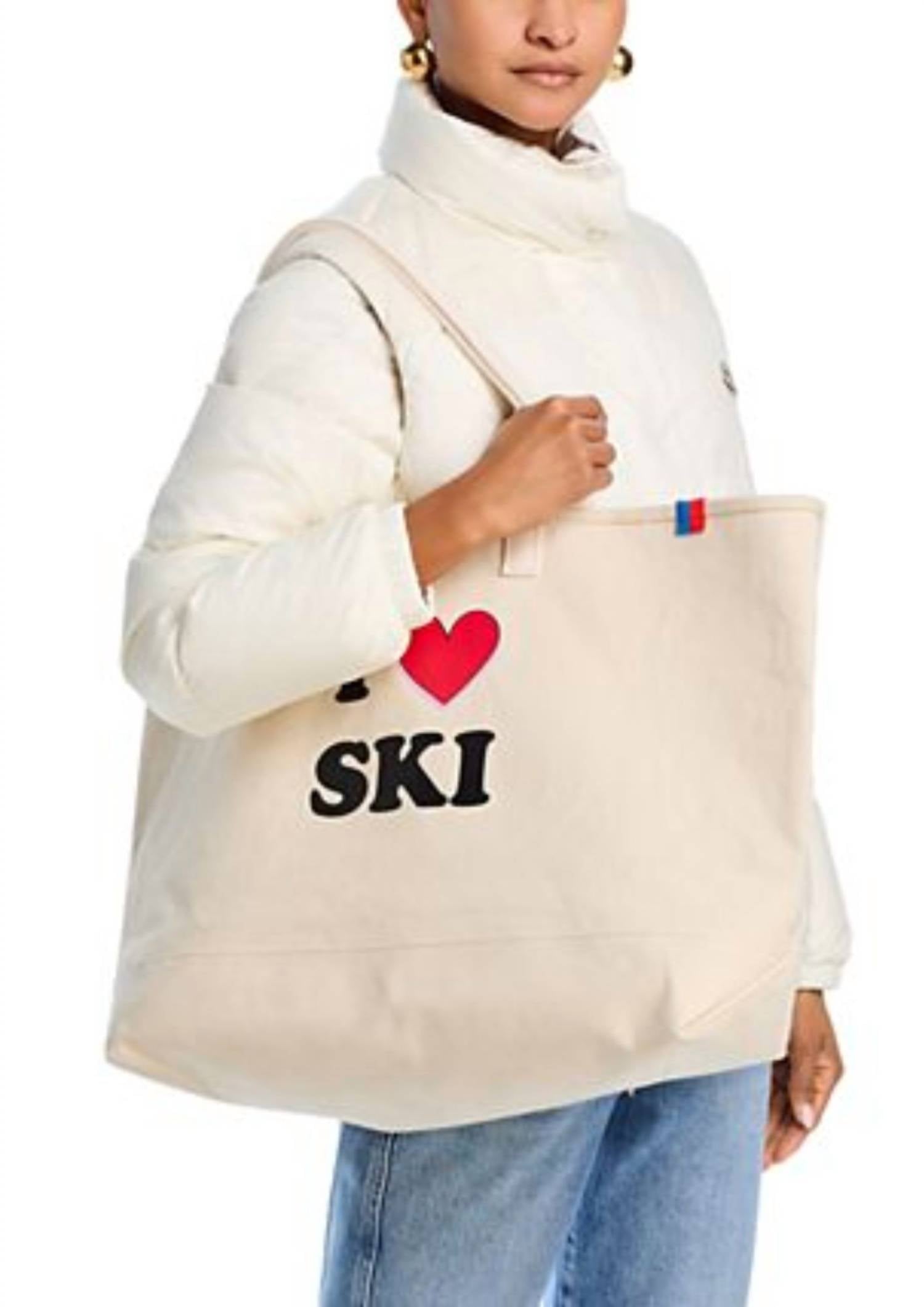 Kule - Women's I Love Ski Tote Bag