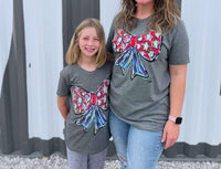Texas True Threads - Texas True Threads Callie Ann Stelter Patriotic Bow Tee