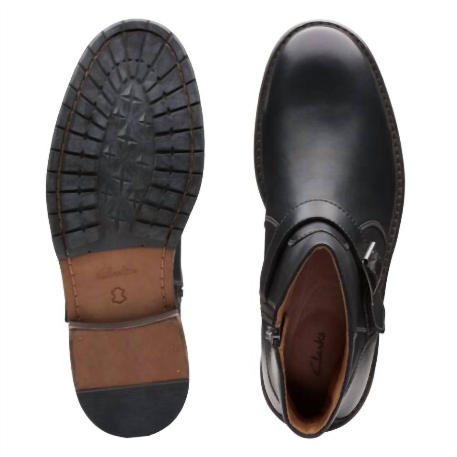 Clarks Men's Clarkdale Spare Ankle Boots in black - men's boots - view 7
