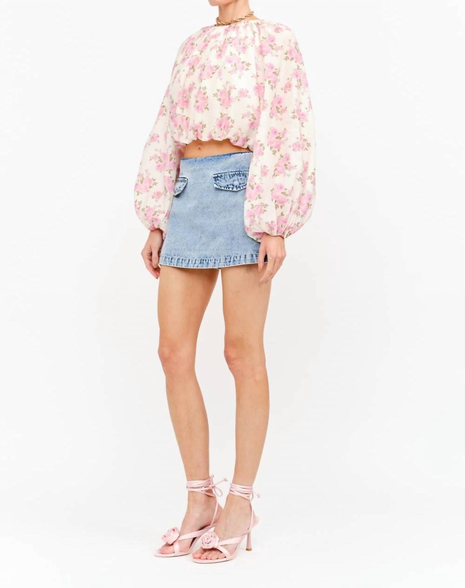 Sofie The Label - Rose Garden Billowy Floral Blouse