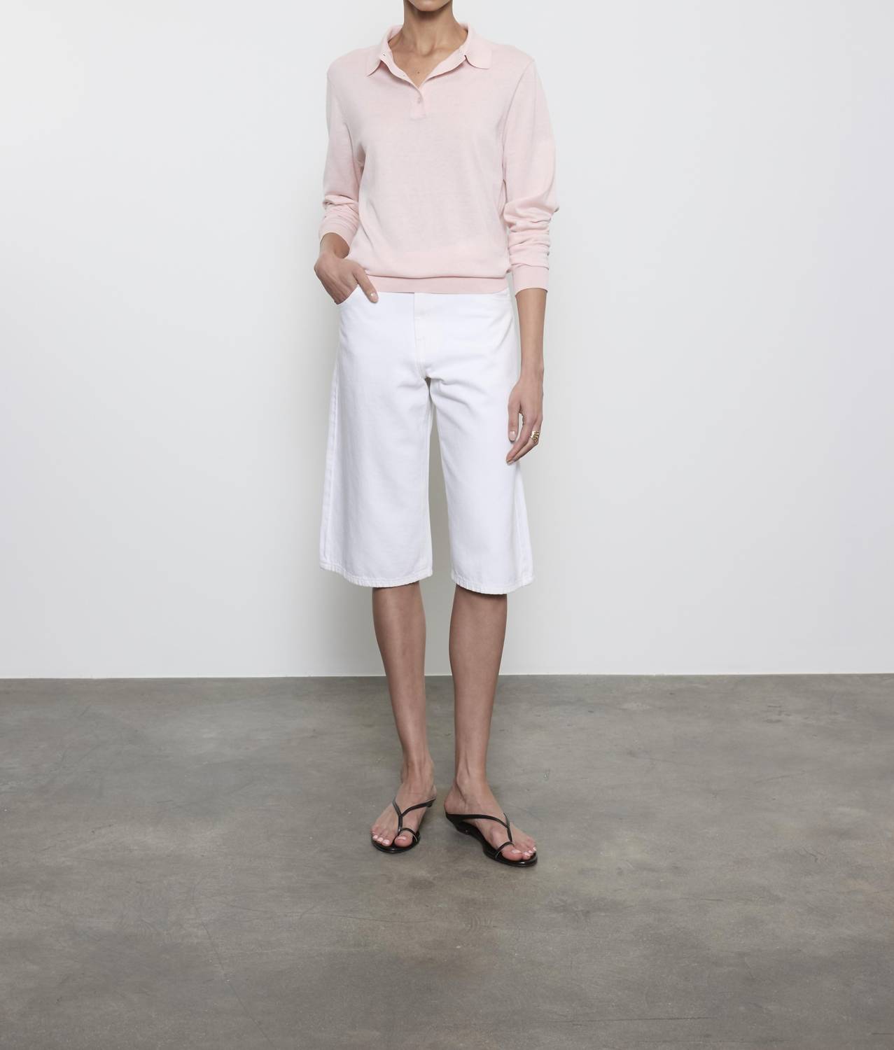 Enza Costa - SILK KNIT POLO