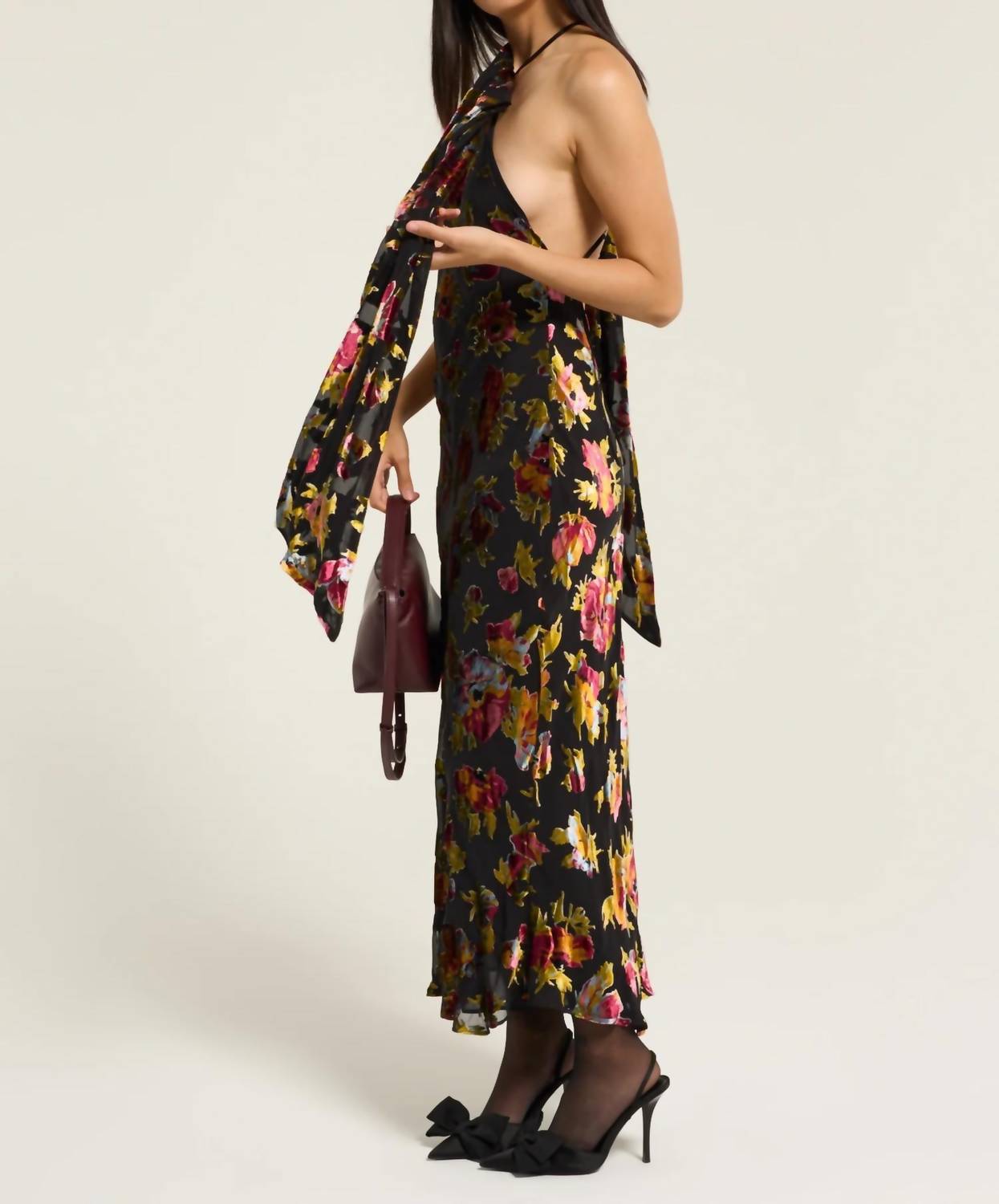 Rixo - Hayley Halter Maxi Dress