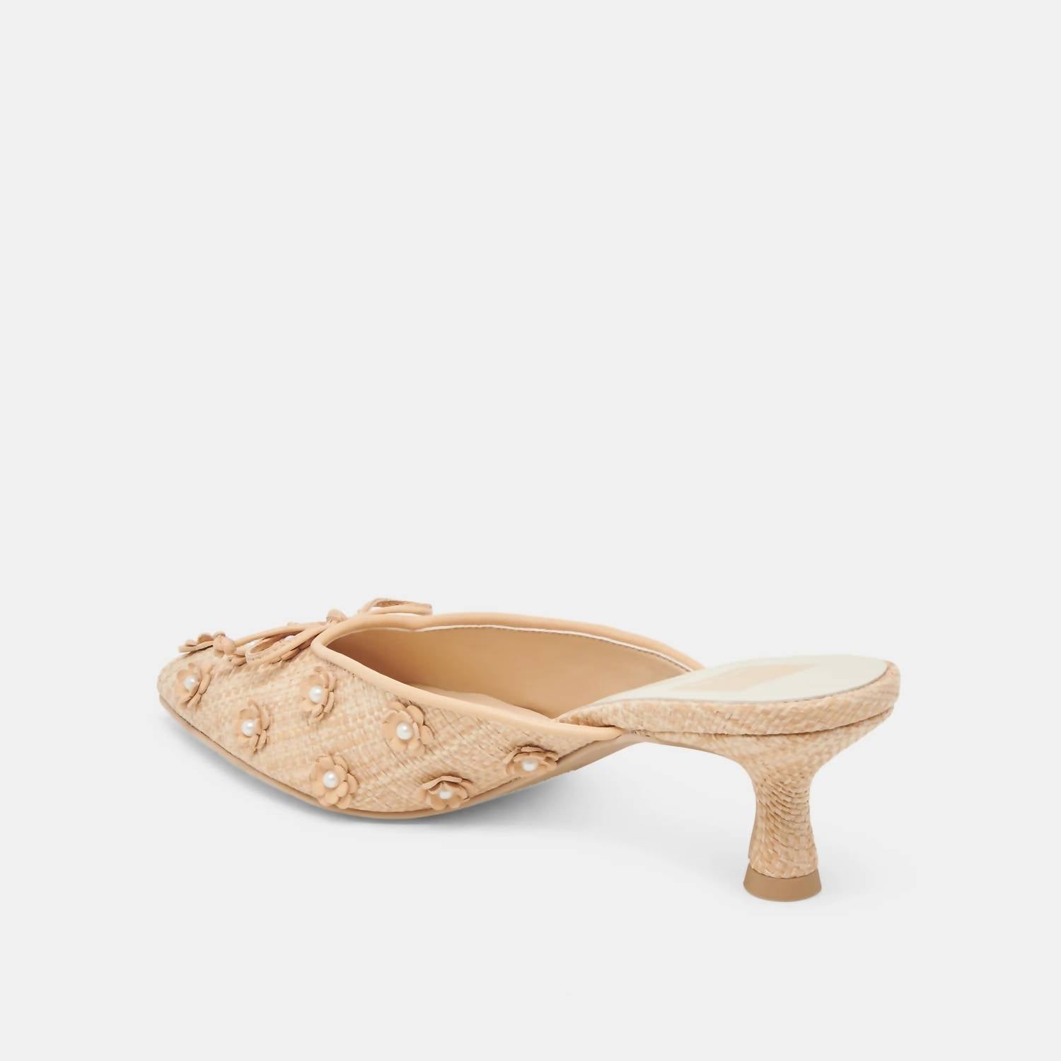Dolce Vita Women's Camilo Slip On Pumps in natural raffia - women's heels - view 5