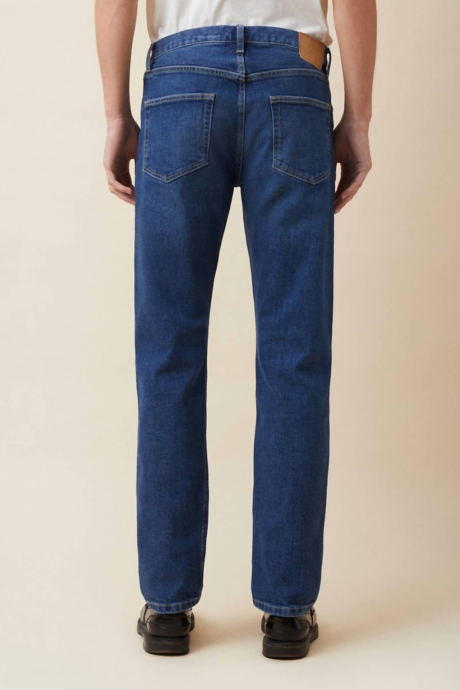 Jeanerica - Mid Rise Tapered Denim Jeans
