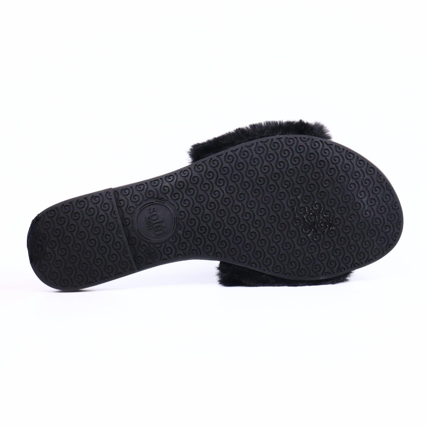 solei sea Women's Ziela Slippers in black - women's shoe - view 7