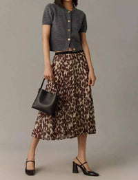 Sanctuary - New Pleated Midi Skirt