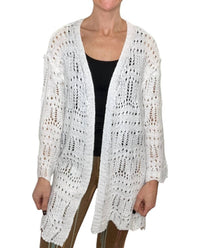 Pol - Aubrey Open Knit Kimono Sweater