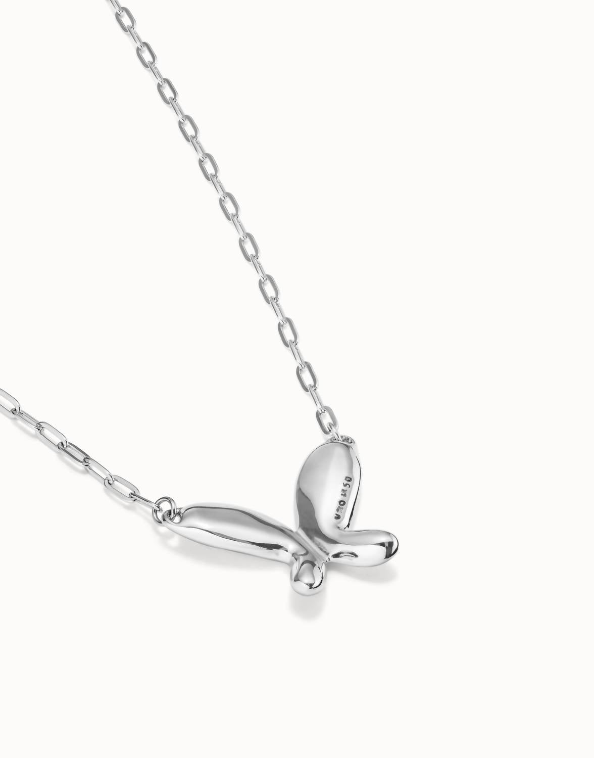 UNOde50 Women's Wings Necklace in silver - women's jewelry - alternate view