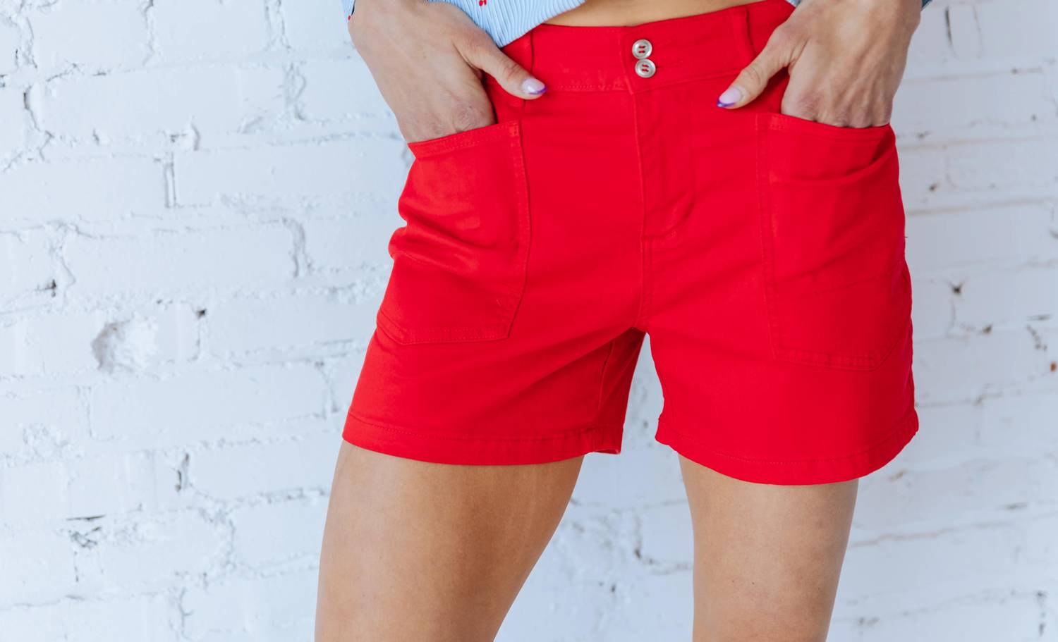 Tribal - FLY FRONT SHORTS