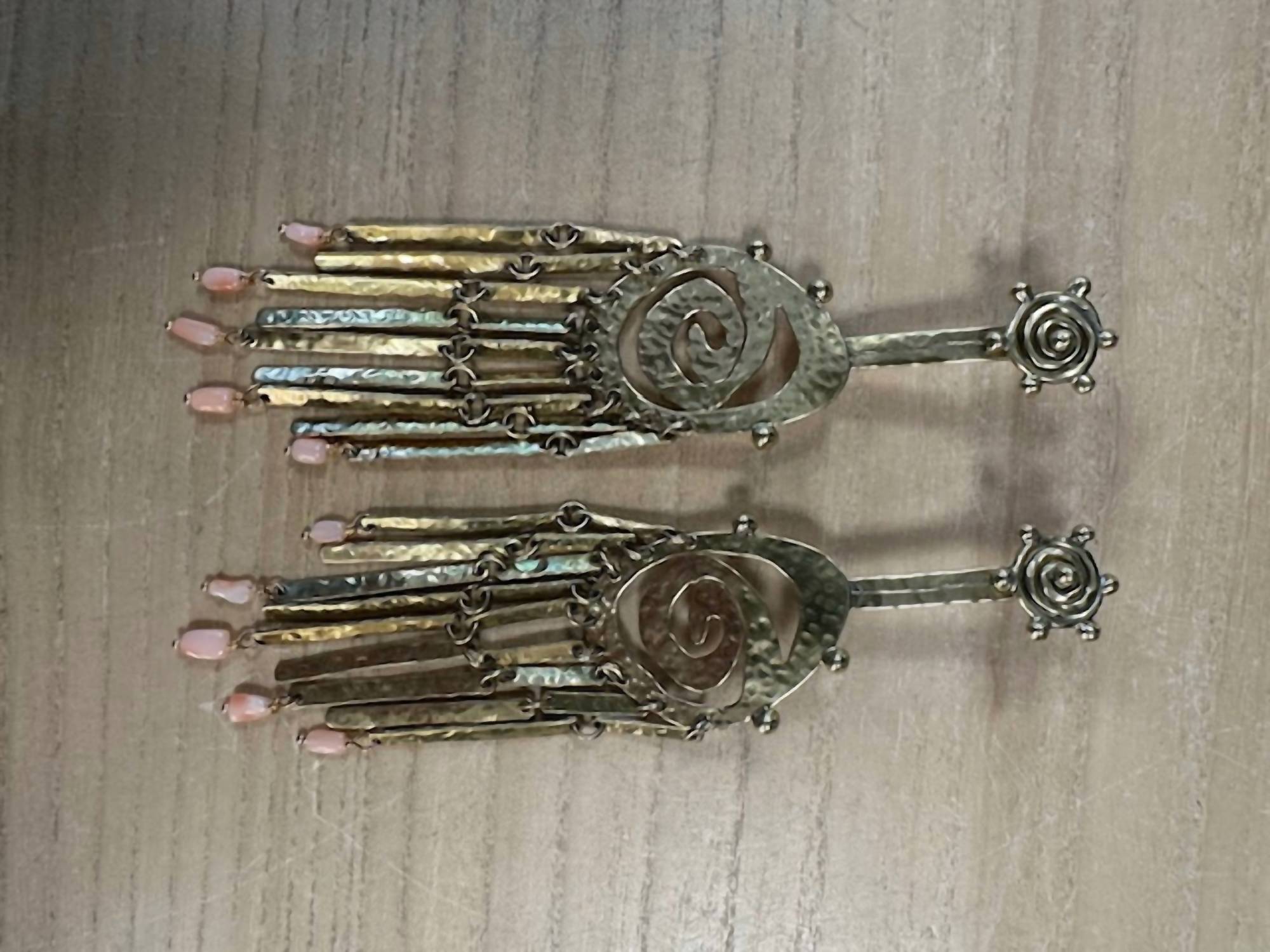Ulla Johnson - Hammered Spiral Earrings