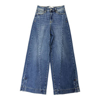 Hidden - Center Seam Nori High Rise Wide Jean