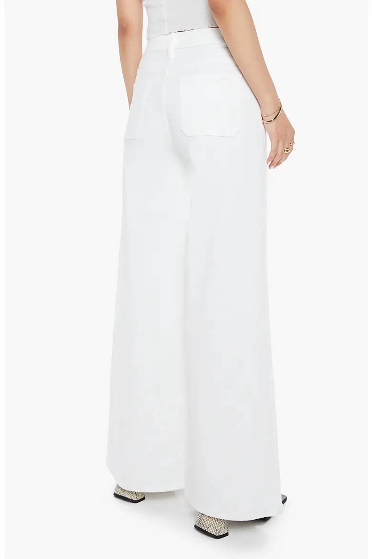 Mother - Lil Patch Pocket Undercover Sneak Wide Leg Jeans