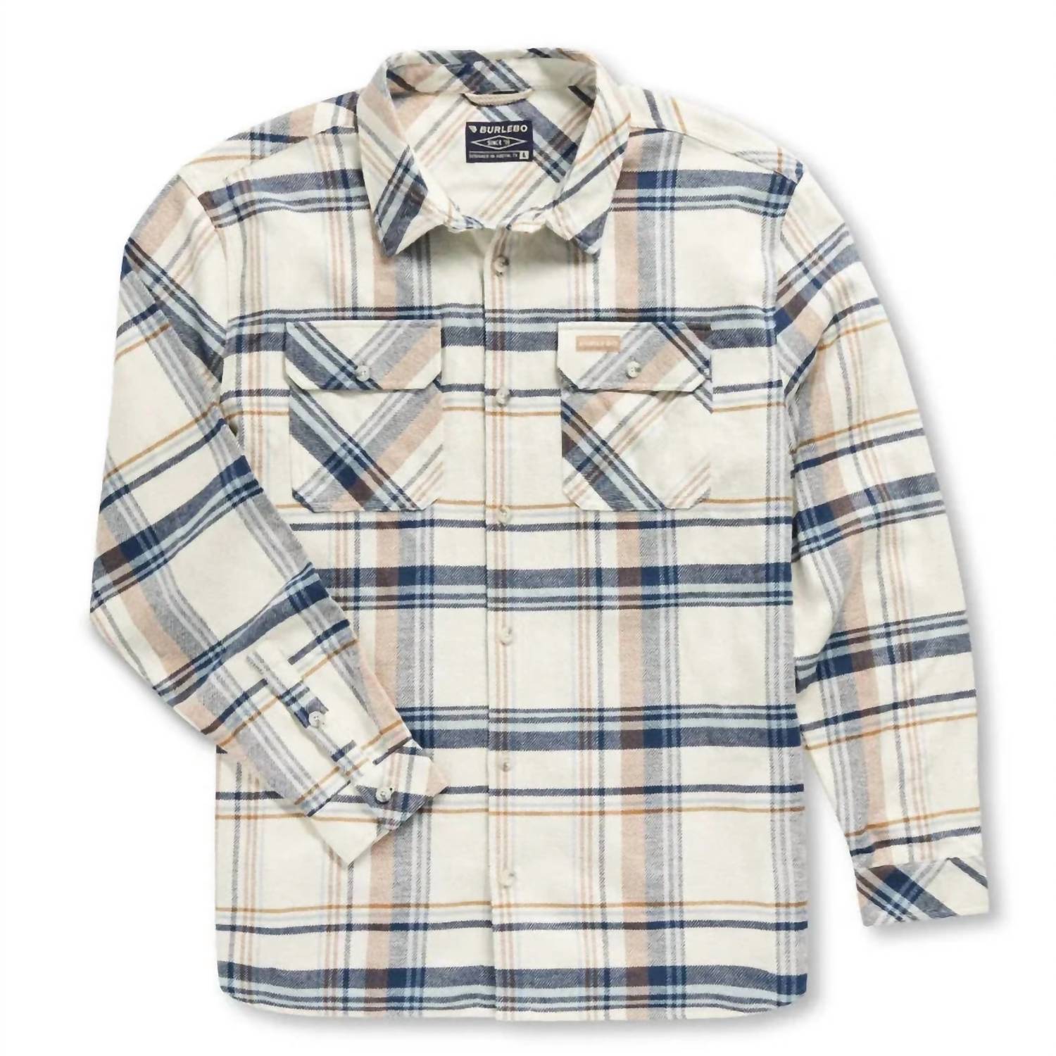 Burlebo - Plaid Flannel Long Sleeve Shirt