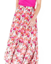 Briton Court - Garden Print Maxi Skirt