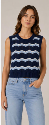 J. Society - Ric Rac Stripe Vest