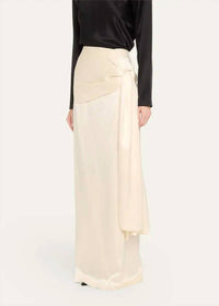 Heirlome - Mila Draped Silk Maxi Skirt