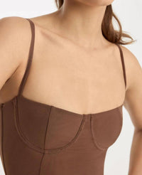 Good American - Mesh Bustier Bodysuit