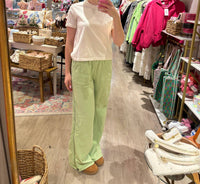 Papermoon - Zipper Wide Leg Sweatpants