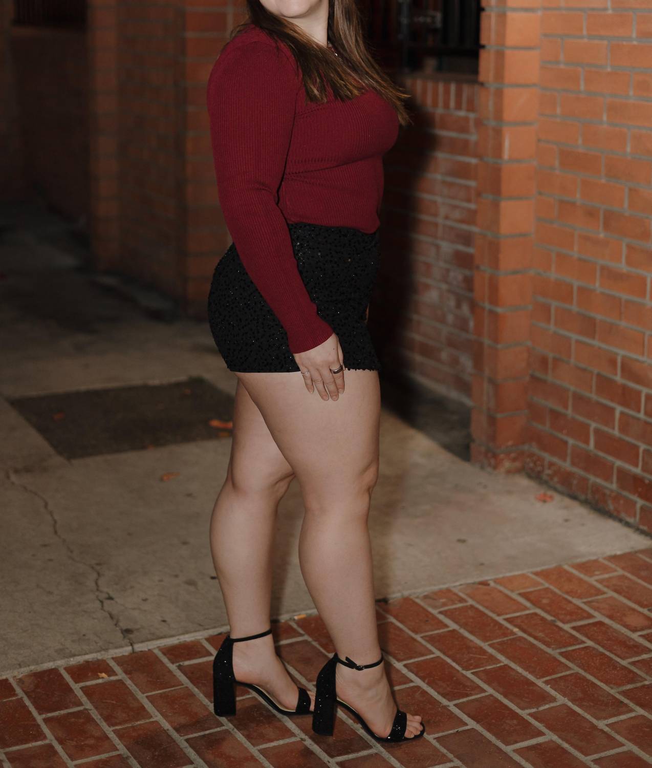 Tcec - Brooklyn Sequin Mini Skort