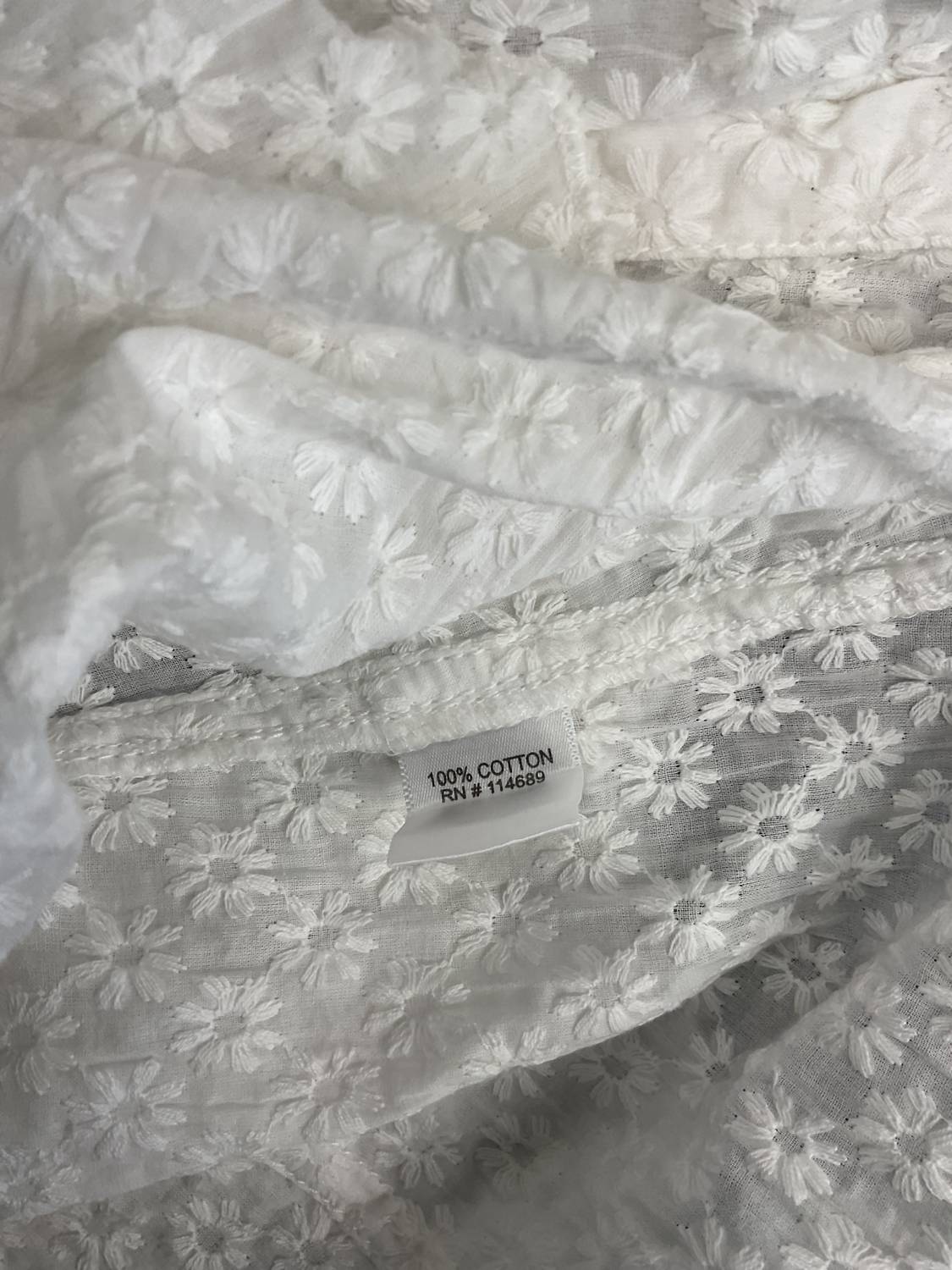 Cino - WHITE EMBROIDERED COTTON SHIRT