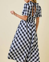 Day + Moon - Go Sports Gingham Midi Dress