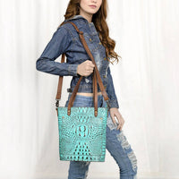 American Darling - Women's Western Leather Tote Bag
