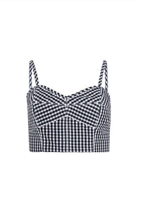 Hunter Bell - Gingham Bustier Brookie Top