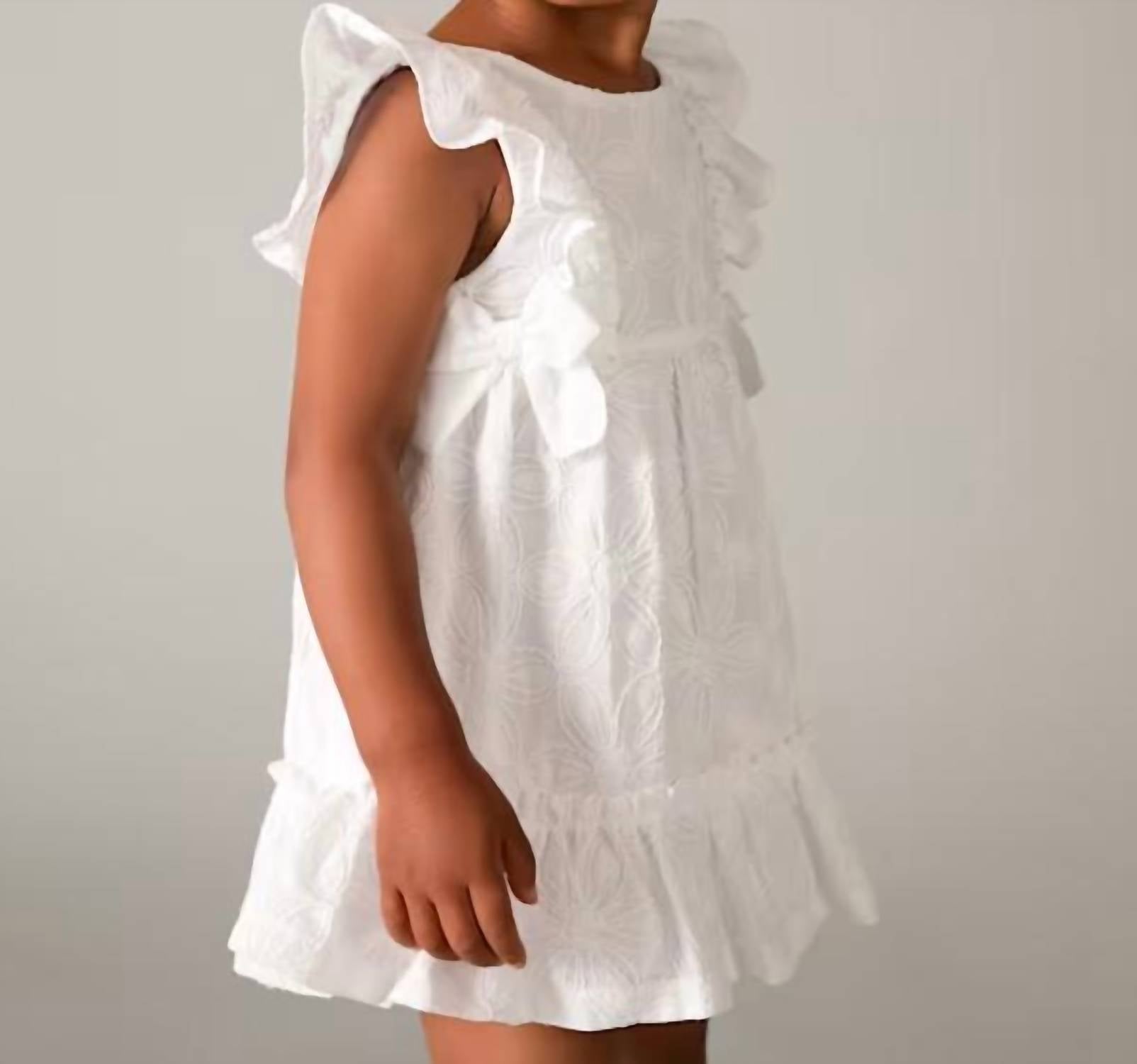 Mayoral - Girls Embroidered Dress