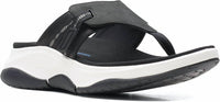 Clarks Women's Wave 2.0 Sea Sandal in black - women's sandal