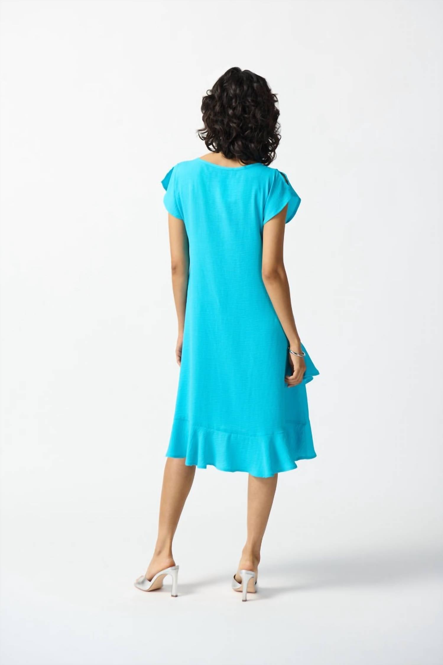 Joseph Ribkoff - Gauze A-Line Dress
