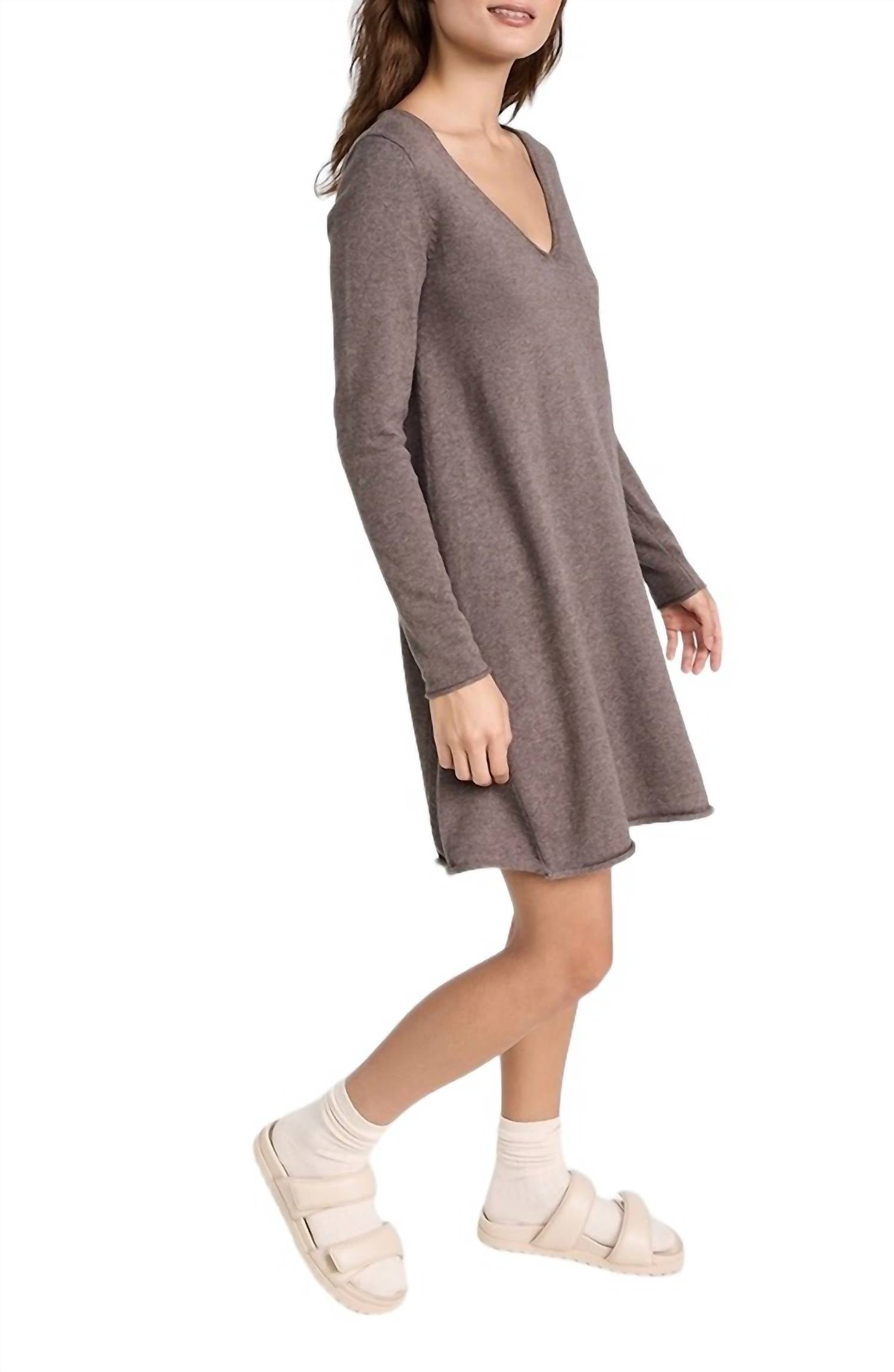 Atm - V-NECK DRESS