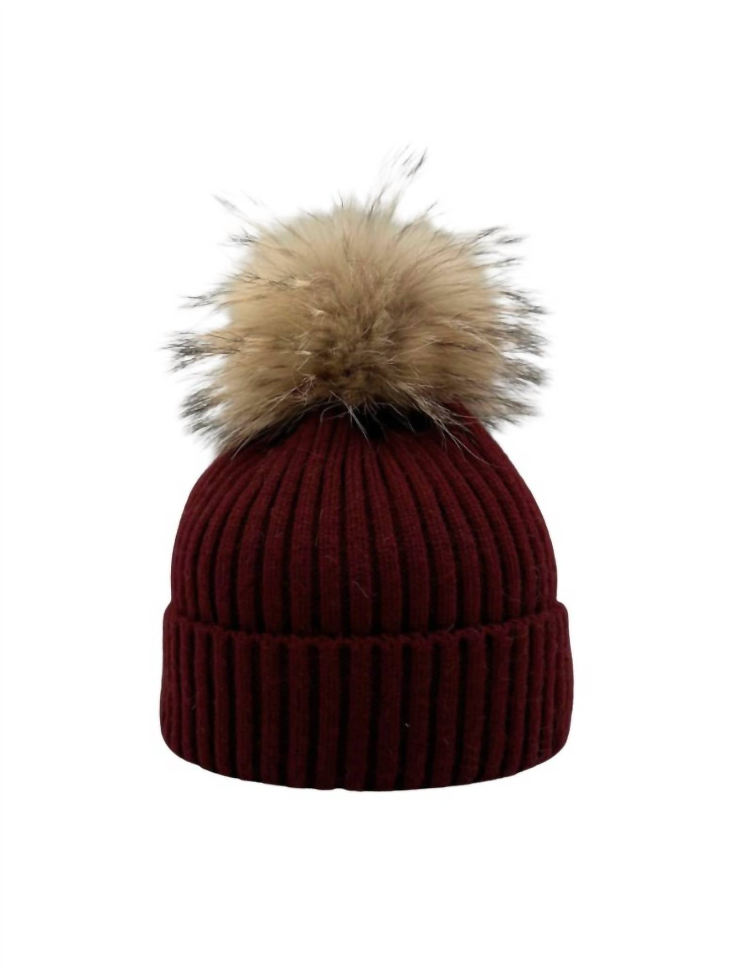 Linda Richards - Women's Rib Hat With Pom