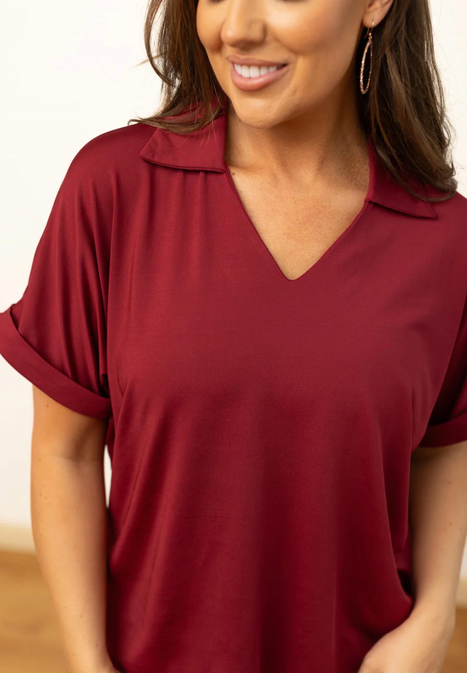 Grace + Emma - Cara Collared Top