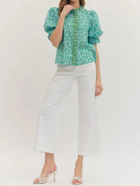 Entro - Luca Leopard Blouse