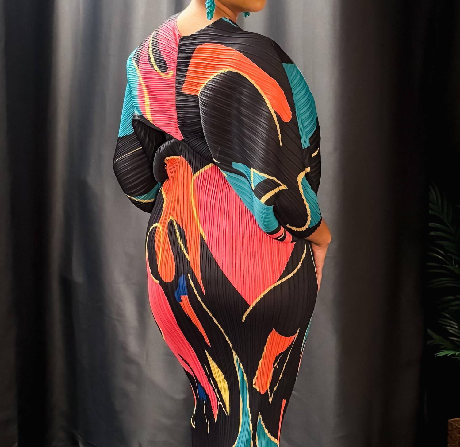 Dorcas - Sunset Swirl Dress