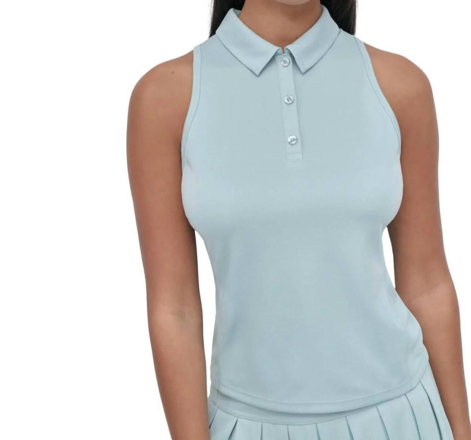 Dkny - Court Racerback Polo Tank