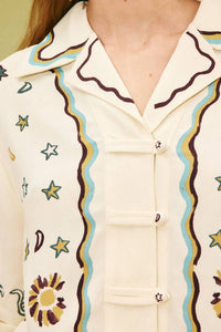 ALEMAIS Sun Dancer Shirt in beige - women's shirt - view 4