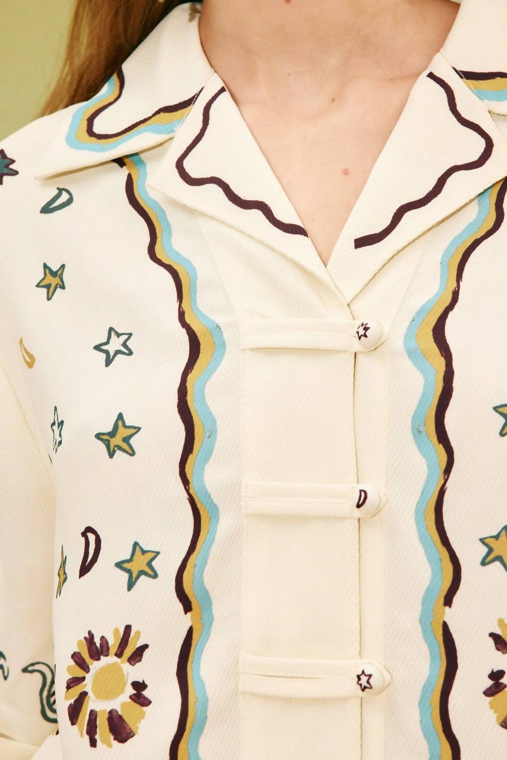 ALEMAIS Sun Dancer Shirt in beige - women's shirt - view 4