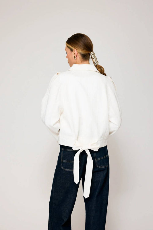 Line And Dot - Bendetta Crop Trench Jacket