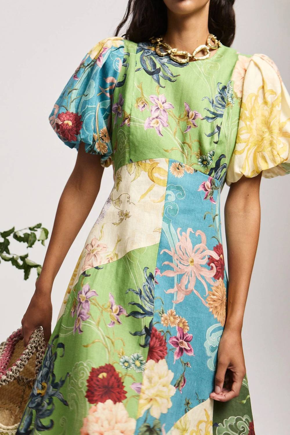 Alemais - Avery Spliced Midi Dress