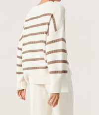 Soaked In Luxury - Ravalina Stripes Casual Fit Pullover