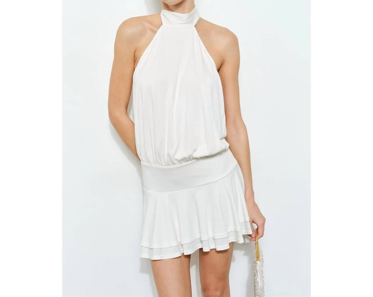 Loucia - Heavenly Halter Mini Dress