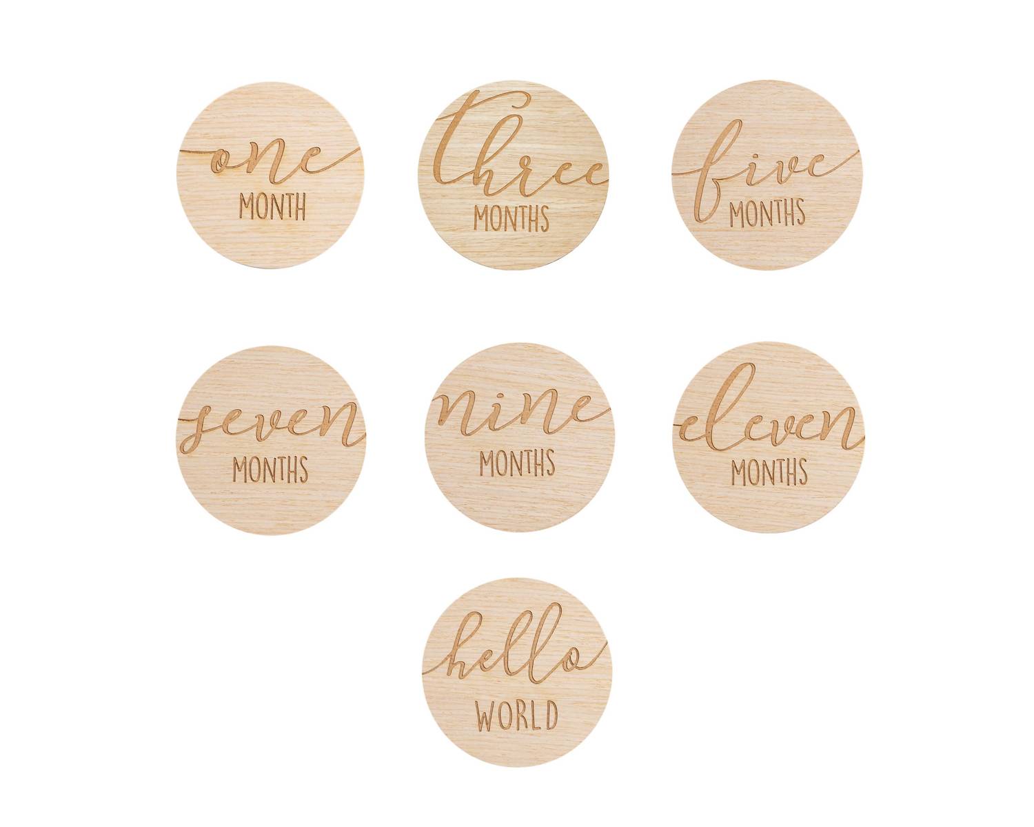Pearhead - Wooden Monthly Milestone Cards