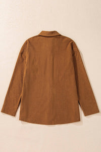 Dear Lover - Textured Flap Pocket Shacket
