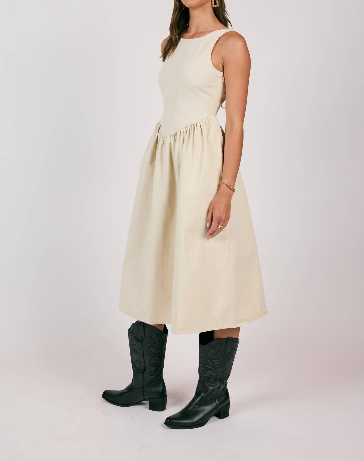 Sage The Label - Townhouse Corset Style Midi Dress
