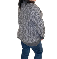 Mystree - Cozy Patterned V-Neck Sweater