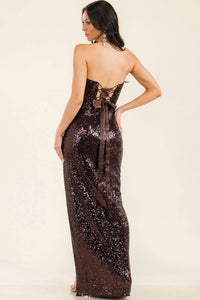 Maniju - Strapless Sweetheart Prom Dress